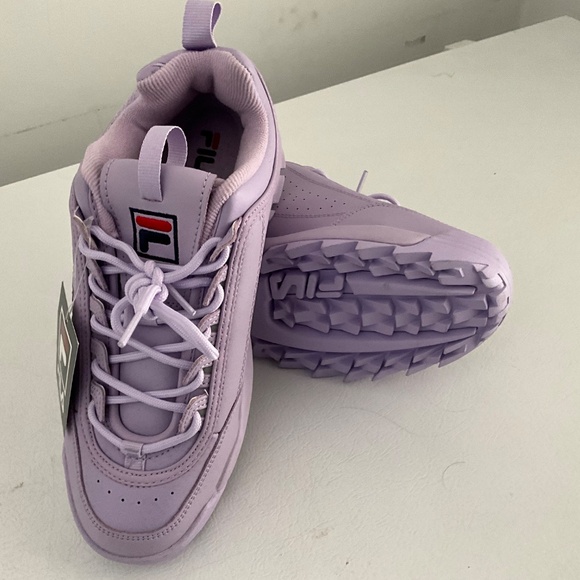 Ladies Fila Disrupter 11 embroidery shoe _ purple. Sz 9 - Picture 4 of 7